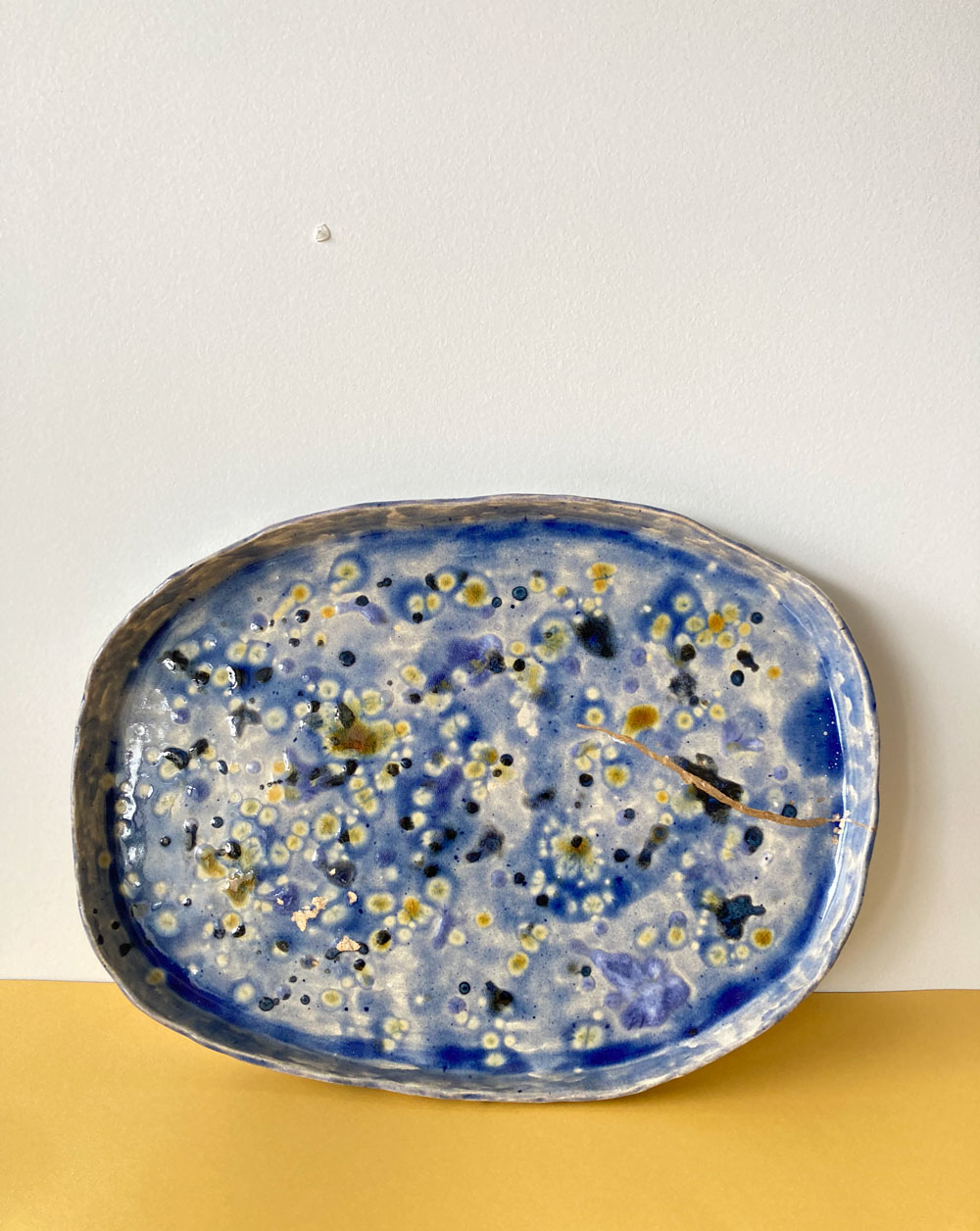 Blue plate